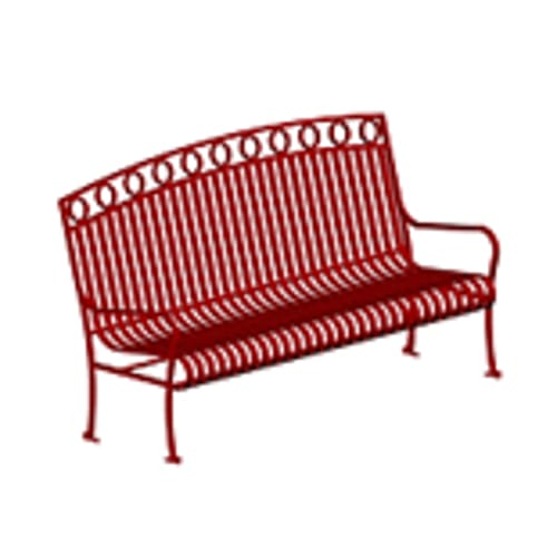 ISUB-72 Steel Bench w/ Back preview 2